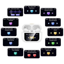 Беспроводные TWS наушники Hoco EW88 Rampino with Touch Screen ANC – Белый