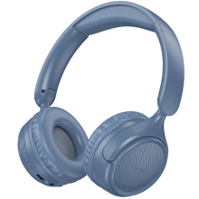 Накладні бездротові навушники Hoco W66 Wave – Блакитний