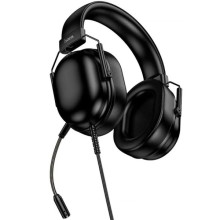 Накладні навушники Hoco W113 Dynamic (USB7.1+3.5mm/2m) – Чорний