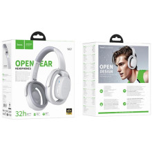 Накладные беспроводные наушники Hoco W67 Rhyme Open Ear – Серый