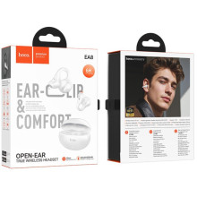 Беспроводные TWS наушники Hoco EA8 Warm clip-on (App) – Белый