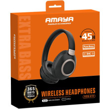 Накладні бездротові навушники Amaya AEB-610 ENC – Чорний