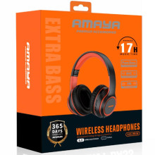 Накладні бездротові навушники Amaya H520F with audio recording – Чорний