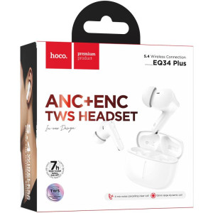 Беспроводные TWS наушники Hoco EQ34 Plus Rima ANC (App) – Белый