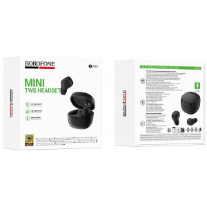 Беспроводные TWS наушники Borofone BW97 Clear – Черный