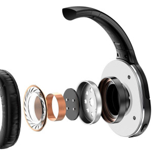 Накладные беспроводные наушники Baseus Encok Wireless headphone D02 Pro (NGTD01030) – Черный