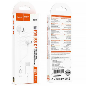 Стерео наушники Hoco M117 Type-C