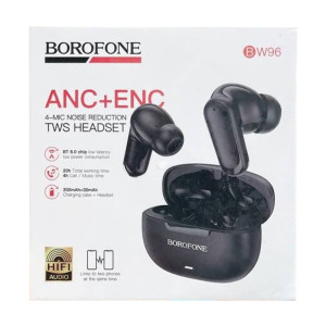 Беспроводные TWS наушники Borofone BW96 Mellow ANC+ENC – Черный