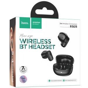 Беспроводные TWS наушники Hoco EQ25 Unimpeded – Черный