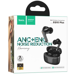 Беспроводные TWS наушники Hoco EQ10 Plus Harmony ANC+ENC – Черный