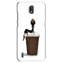 Чехлы Луи Витон для Nokia 1.3 (AlphaPrint - LOUIS VUITTON) (кофе LOUIS VUITTON)