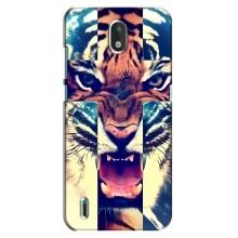 Чехлы с изображением разных животных для Nokia 1.3 (Яркий Тигр)