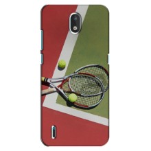 Чехлы с принтом Спортивная тематика для Nokia 1.3 – Ракетки теннис