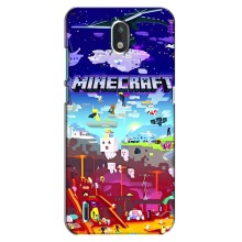 Чехол майнкрафт для Nokia 1.3 (MINECRAFT)