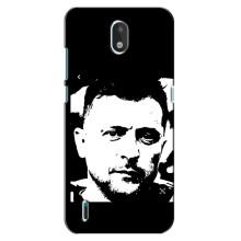 Чехол для Nokia 1.3 (AlphaPrint - с принтом Зеленского) – Зеленский АРТ