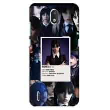 Чохли Венсдей на Nokia 1.3 Уенсдей (AlphaPrint) (колаж Венздей)
