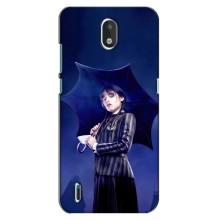 Чохли Венсдей на Nokia 1.3 Уенсдей (AlphaPrint) (Венздей з парасолькою)