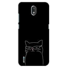 Чехол с рисунком кот на Nokia 1.3 – Равнодушный кот