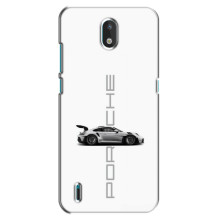 Чохол з авто Порше для Nokia 1.3 – білий порше