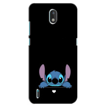 Чохол з принтом Стіч на Nokia 1.3 – Стіч на чорному