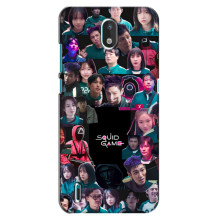 Чохол Гра в кальмара для Nokia 1.3 – Колаж гра кальмара