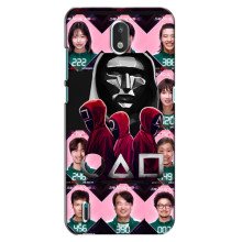 Чохол Гра в кальмара для Nokia 1.3 – Персонажі гри кальмара