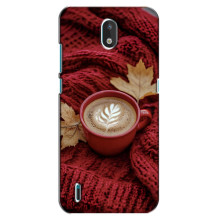 Чехол с уникальным дизайном «Осень с кофе» для Nokia 1.3 – Кофе на пледе