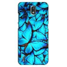 Силиконовый бампер с картинкой животных для Nokia 1.3 (Крылья бабочек)
