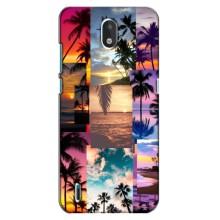 Силиконовый чехол с КАРТИНКАМИ лето для Nokia 1.3 (AlphaPrint) – Летний отпуск