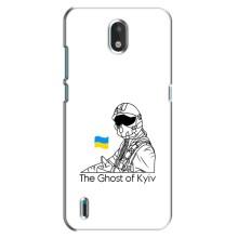 Защитные чехлы (Призрак Киева) для Nokia 1.3 (AlphaPrint) (Летчик Киева)