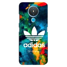 Чохли Адидас для Nokia 1.4 (AlphaPrint) (Яскравий Адідас)