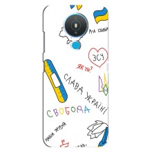 Чохли (Доброго вечора, ми за України) для Нокіа 1.4 (AlphaPrint) (Стикер)