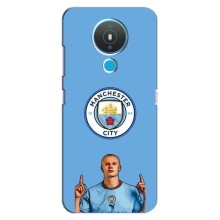 Чехлы с принтом для Nokia 1.4 Футболист – Холанд Манчестер Сити