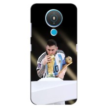 Чехлы Лео Месси Аргентина для Nokia 1.4 (Кубок Мира)