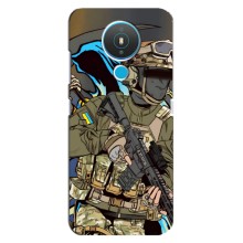 Чехлы с картинкой ЗСУ для Nokia 1.4 (AlphaPrint) (Воїн ЗСУ)