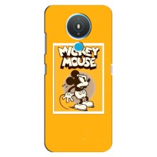 Чехлы с принтом Микки Маус на Nokia 1.4 (Испуганный Микки)