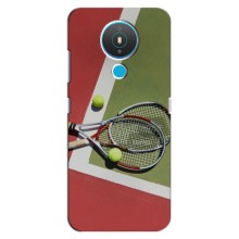 Чехлы с принтом Спортивная тематика для Nokia 1.4 – Ракетки теннис