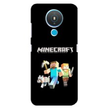 Чохол Майнкрафт на Nokia 1.4 (AlphaPrint) Minecraft (герої Minecraft)