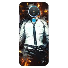 Силиконовый чехол с картинкой "Герой Pubg" на Nokia 1.4 – Man Пубг