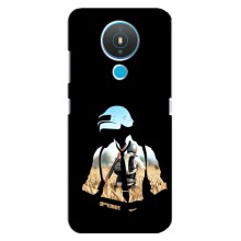 Силиконовый чехол с картинкой "Герой Pubg" на Nokia 1.4 – Пубг мен