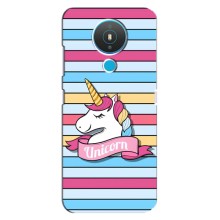 Чохол для Нокіа 1.4 - (Єдинорожки - Новинки) (AlphaPrint) (Unicorn)