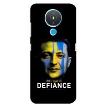 Чехол для Nokia 1.4 (AlphaPrint - с принтом Зеленского) – В. Зеленский