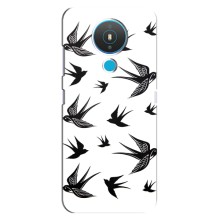 Чохол з пташками на Nokia 1.4 (VPrint) (Ластівки)
