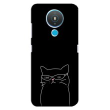 Чохол з малюнком кіт на Nokia 1.4 (Байдужий кіт)