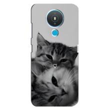 Чохол з малюнком кіт на Nokia 1.4 (Пара котів)