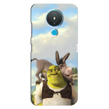 Чохол з мультфільмом Шрек на Nokia 1.4 – Шрек і осел