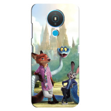 Чохол Зоотрополіс на Nokia 1.4 – Нік Джуді і змія