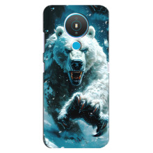 Чехол с картинкой «Хищники» для Nokia 1.4 (Медведь)