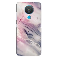 Мраморний чехол на Nokia 1.4 (VPrint) (Пурпурний Мрамор)