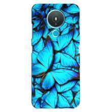 Силиконовый бампер с картинкой животных для Nokia 1.4 (Крылья бабочек)